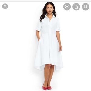 NWT Lands’ End short sleeve shirt dress 4petite